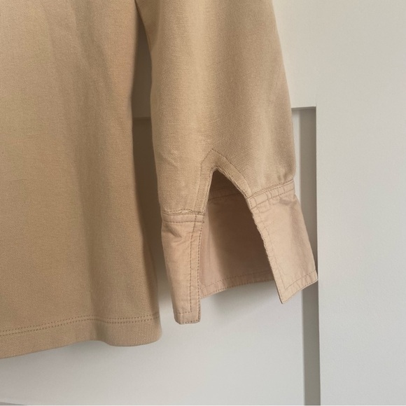 Garage 90s Y2K Beige Lace-Up Top - Picture 9 of 14